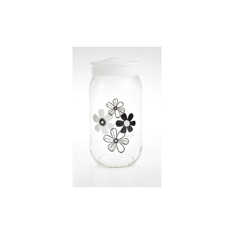 2 x Herevin Kanister Vorratsglas Glasdose Glasbehälter Behälter Teedose Kavanoz