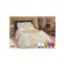 Diley Bettdeck creme 4 tlg Tagesdecke Bettberwurf Set...