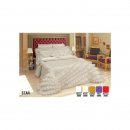 Diley Bettdecke creme 4tlg Tagesdecke Bettberwurf Set...