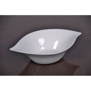 6x Schüssel Servierplatte Schale Schälchen Porzellan weiß Oval