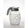 Herevin Dekor Wasserkrug silber 1,6lt. Karaffe Wasserkaraffe Wasserkrug mit Deckel