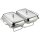 Hisar Service Diamond Line Behälter Edelstahl Chafing Dishes 2 teilig Aufwärmer