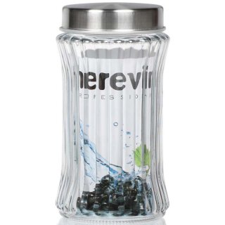 Herevin 2 lt Vorratsglas Vorratsdose Vorrtasbehälter Frischhaltedose Glas Deko