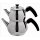 Schillerbach Teekanne Set mini Edelstahl 18/10 Turkisch Tee Kochset