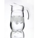 Krug Kanne Glas Silvana Wasserkrug Getränkekrug 1350 cl