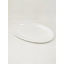 Stilvolle ovale Porzellanschale - Weiß von...