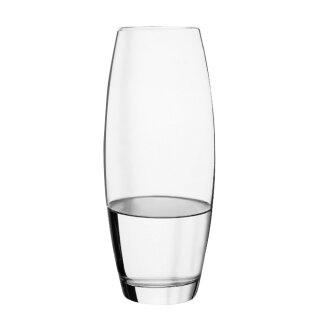 Vase Glas Glatt Oval