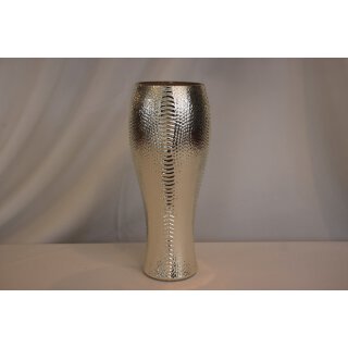 Silverina Vase Hand Made  Silver 30cm